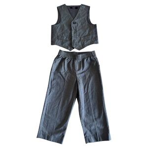 Nautica Kids Charcoal Vest and Trousers Set